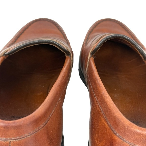 Allen Edmonds Fairmont Leather Penny Loafers Shoes Size 9.5D Brown Anti Skid - Picture 9 of 13